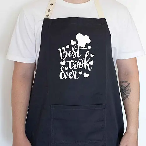 Фартух Best cook ever (чорний)