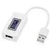 USB тестер ємності Hesai KCX-017 вольтметр амперметр Білий (100145)