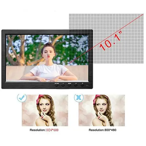 Автомобильный монитор Podofo K101 Черный (100300)
