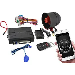 Универсальная автомобильная сигнализация RIAS KD-3000 APP с сиреной (3sm_1044126219)
