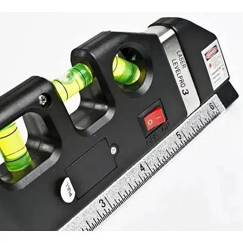 Лазерний рівень із вбудованою рулеткою Laser Level Pro 3 7124