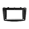 Перехідна рамка 9" Lesko для Mazda 3 2012-2015 MA 034N Чорний (6519-22789)