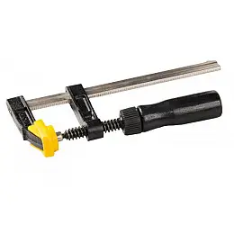 Струбцина столярна MASTERTOOL тип "F" 150х50 мм 1700Н дерев'яна ручка DIN5117 07-0000