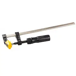 Струбцина столярна MASTERTOOL тип "F" 250х50 мм 1700Н дерев'яна ручка DIN5117 07-0002