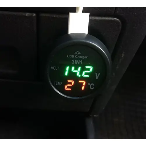 Вольтметр автомобільний прикурювач VST 706 - 4