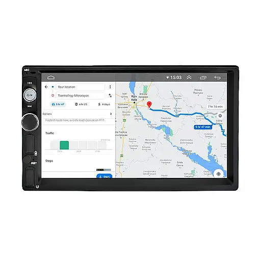 Автомагнітола 2DIN Lesko 2095 7" 1+16Гб GPS Wi-Fi Optima Android