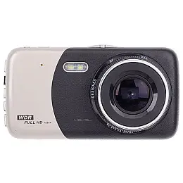 Відеореєстратор RIAS CSZ-Z14A WDR Full HD 1080P з камерою заднього виду Black-Silver (3_00687)