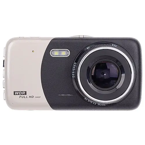 Відеореєстратор RIAS CSZ-Z14A WDR Full HD 1080P з камерою заднього виду Black-Silver (3_00687)