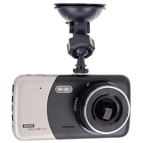 Відеореєстратор RIAS CSZ-Z14A WDR Full HD 1080P з камерою заднього виду Black-Silver (3_00687)