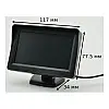 Монітор автомобільний для камери заднього виду Terra 4,3" 4088 Black (10551-hbr)