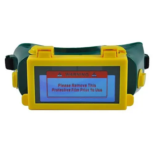 Захисні окуляри RIAS Welding Mask для зварювання та різання металу Yellow-Green (3_01576)