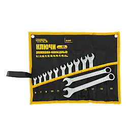 Ключі рожково-накидні MASTERTOOL набір 12 шт (72-0112)