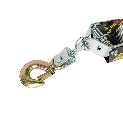 Лебідка ричажна MASTERTOOL 2 т 2 положення трос 4 мм 2 м (86-8021)