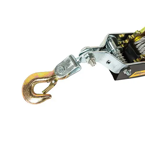 Лебідка ричажна MASTERTOOL 4 т 2 положення трос 5 мм 2.3 м (86-8022)