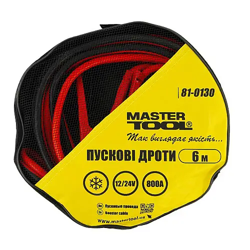 Провода пусковые MASTERTOOL 800 А 6 м (81-0130)