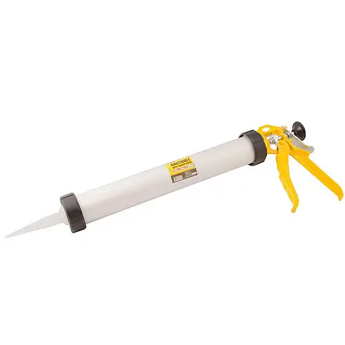 Пістолет для герметиків закритий алюмінієвий MASTERTOOL PROFI 600 мл 380 мм (80-0237)