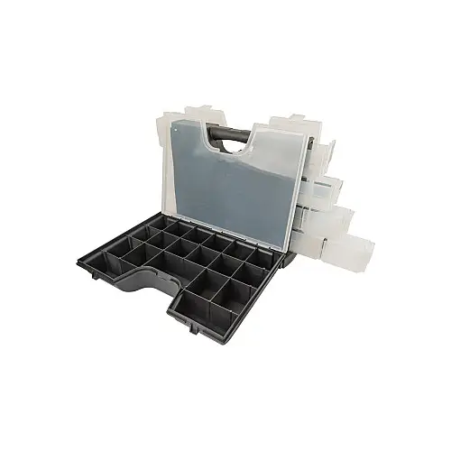 Органайзер двосторонній з ручкою MASTERTOOL 14" 360х290х195 мм 49 секцій (79-2101)