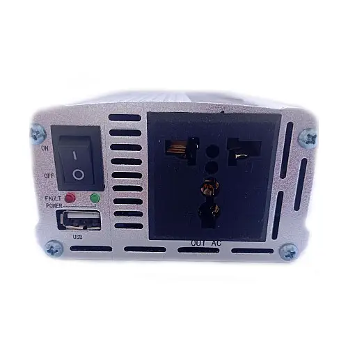 Автомобильный инвертор Himastar Solar Power Inverter 003 c 12V на 220V 2000W модифицированная синусоида Silver (11036-hbr)
