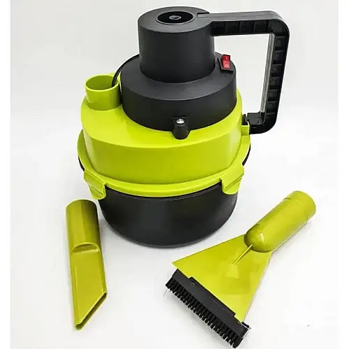 Пилосос автомобільний для сухого та вологого прибирання CNV Dry Vacuum 8917 Black/Green N