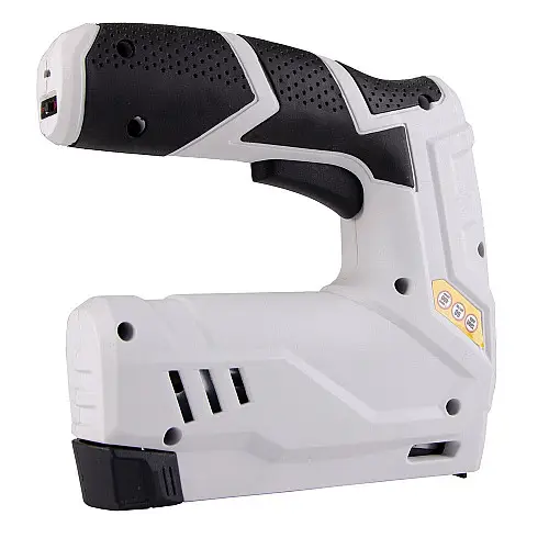 Степлер аккумуляторный MASTERTOOL скоба R53 6-14 мм 1300 mAh/3.6 В Black and White (41-0800)