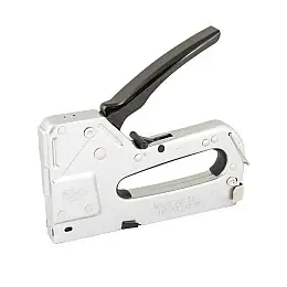 Степлер рессорний MASTERTOOL 3-В-1 скоба R53 4-14мм/R13 6-14 мм/шпилька 14мм Сірий (41-0909)
