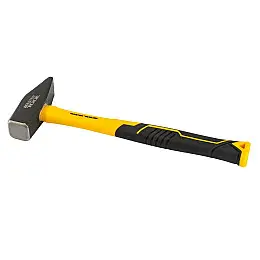 Молоток слесарний MASTERTOOL 1000 г HRC50 320 мм Жовтий і Чорний (02-0910)