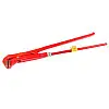 Ключ трубний кований MASTERTOOL 90° 2.0" Red (76-0753)