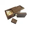 Флешка SUNROZ Wooden USB Flash Drive дерев'яний флеш-накопичувач у коробці 16 Гб USB 3.0 Темне дерево (SUN0820)