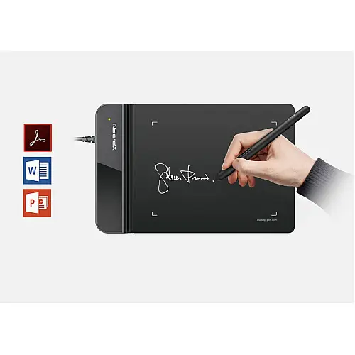 Графічний планшет XP-Pen Star G430S робоча область 120x77мм 8192 рівнів натискання швидкість 266 RPS (acf_00373)