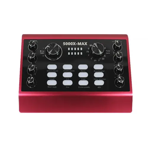 Зовнішня звукова карта-мікшер Lesko 5000X-Max USB (6572-20873)