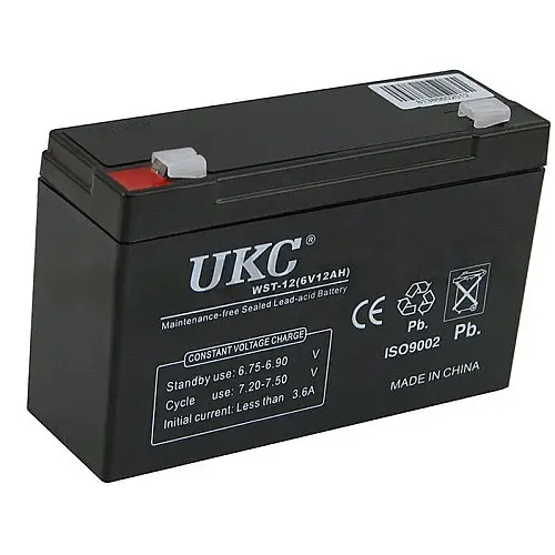 Акумулятор UKC Battery WST-12 6V 12A
