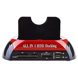 Док-станция для жестких дисков Digital Lion PH-0875 SATA + IDE с двойным слотом / кардридером / USB 2,0