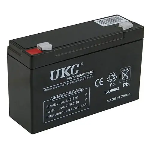 Акумулятор UKC Battery WST-12 6V 12Ah