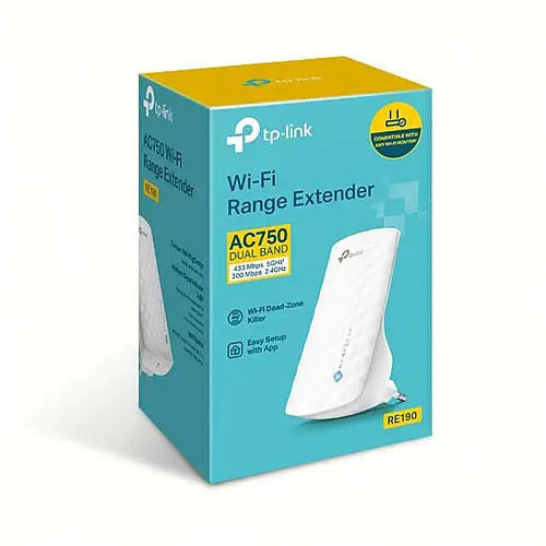 Точка доступу TP-Link RE190 (AC1733, 3 антени, підсилювач Wi-Fi сигналу)
