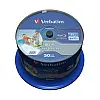 Диск BD Verbatim 25Gb 6x Cacke 50шт Wide Inkjet Printable SL Datalife (43812)