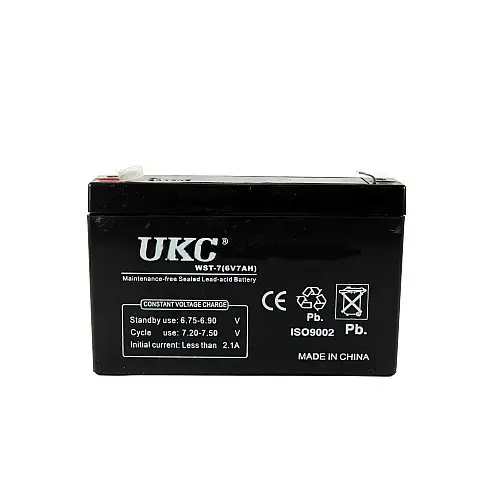 Акумулятор батарея UKC WST-7 6V 7Ah