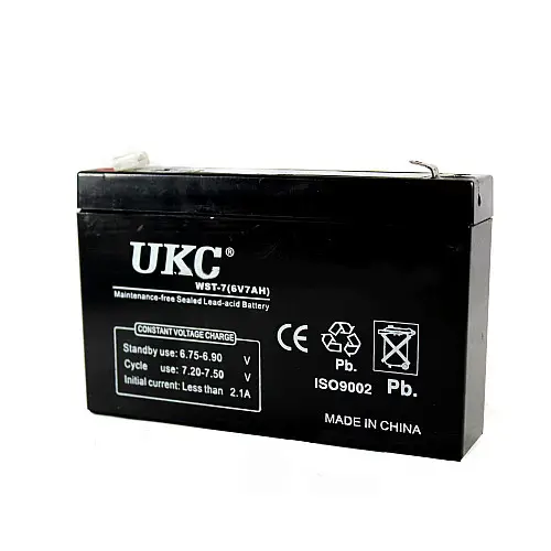 Акумулятор батарея UKC WST-7 6V 7Ah