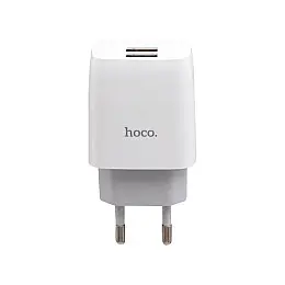 Зарядний пристрій Hoco C73A 2 USB Micro Білий