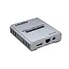 Перехідник аудіо-відео Lucom HDMI M/F (over RJ45) x1 60m 4K@60Hz (120mx30Hz)TX+RX сірий (62.09.8036)