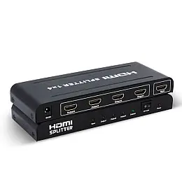 Перехідник моніторний Value HDMI 1x4 (Splitter) Act 1080p чорний (78.01.4352)