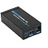 Перехідник аудіо-відео Gutbay HDMI M/F (over RJ45) x1 60m 1080p Sender+Receiver сірий (78.01.2845)