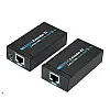 Перехідник аудіо-відео Gutbay HDMI M/F (over RJ45) x1 60m 1080p Sender+Receiver сірий (78.01.2845)