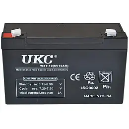Акумулятор UKC Battery WST-10 6V 10A