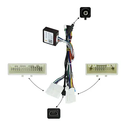 ISO адаптер FEELDO для Renault Clio 4 2016-2017/Renault Captur 2016-2017гг. + CAN-BUS Box (6982)