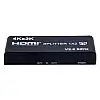 Сплиттер Lucom HDMI 1x2 Splitter Act v2.0 4K@60Hz Черный (62.09.8249)