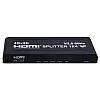Розгалужувач сплітер Lucom HDMI 1x4 Splitter Act v2.0 4K@60Hz Чорний (62.09.8250)