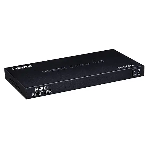 Сплиттер Lucom HDMI 1x8 Splitter Act v2.0 4K@60Hz Черный (62.09.8251)