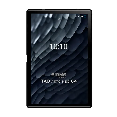 Планшетний ПК + чохол-книжка Sigma mobile Tab A1010 Neo 4/64GB 4G Dual Sim Black