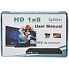 Розгалужувач відеосигналу (спліттер) RIAS HDMI - 8xHDMI 8 портів v1.4 1080P Чорний (3_00625)