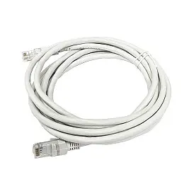 Патч-корд Lesko UTP Cablexpert Gray (PP12-1.5M) литой 1,5 m